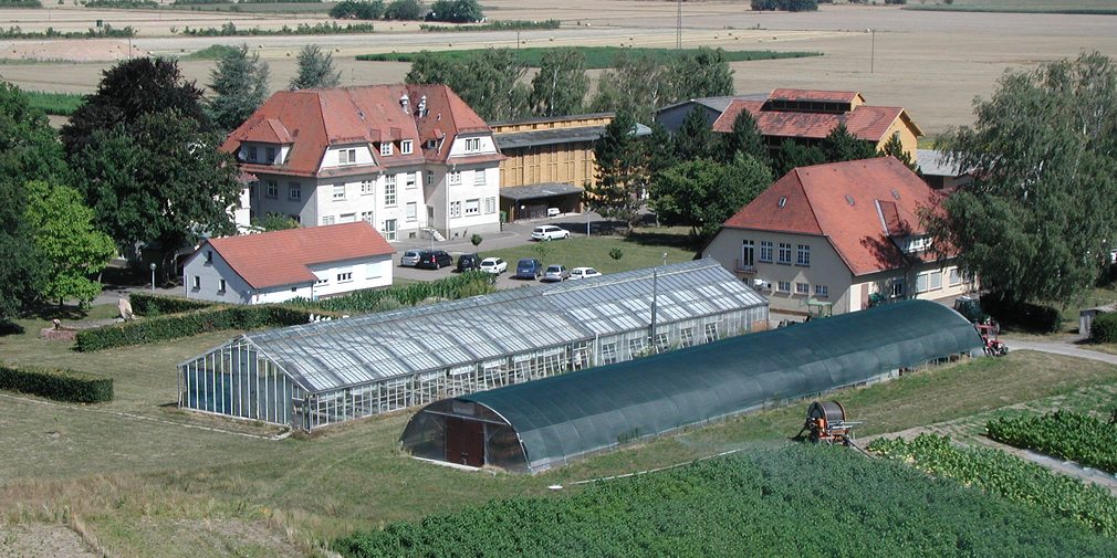 Luftaufnahme der Außenstelle Rheinstetten-Forchheim