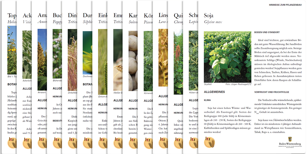 Broschüren der Schriftenreihe Hinweise zum Pflanzenbau