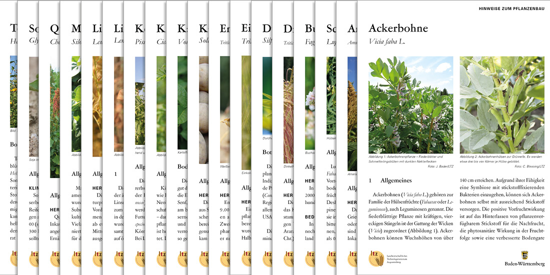 Broschüren der Schriftenreihe Hinweise zum Pflanzenbau