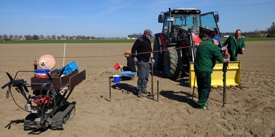 Bodenprobenahme an der Außenstelle Forchheim