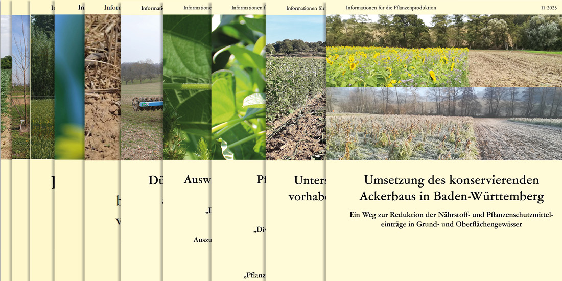 Broschüren der Schriftenreihe Informationen für die Pflanzenproduktion