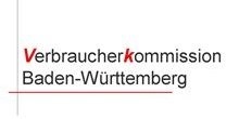 Logo der Verbraucherkommission Baden-Württemberg Logo der Verbraucherkommission Baden-Württemberg auf weißem Hintergrund mit rotem V und k